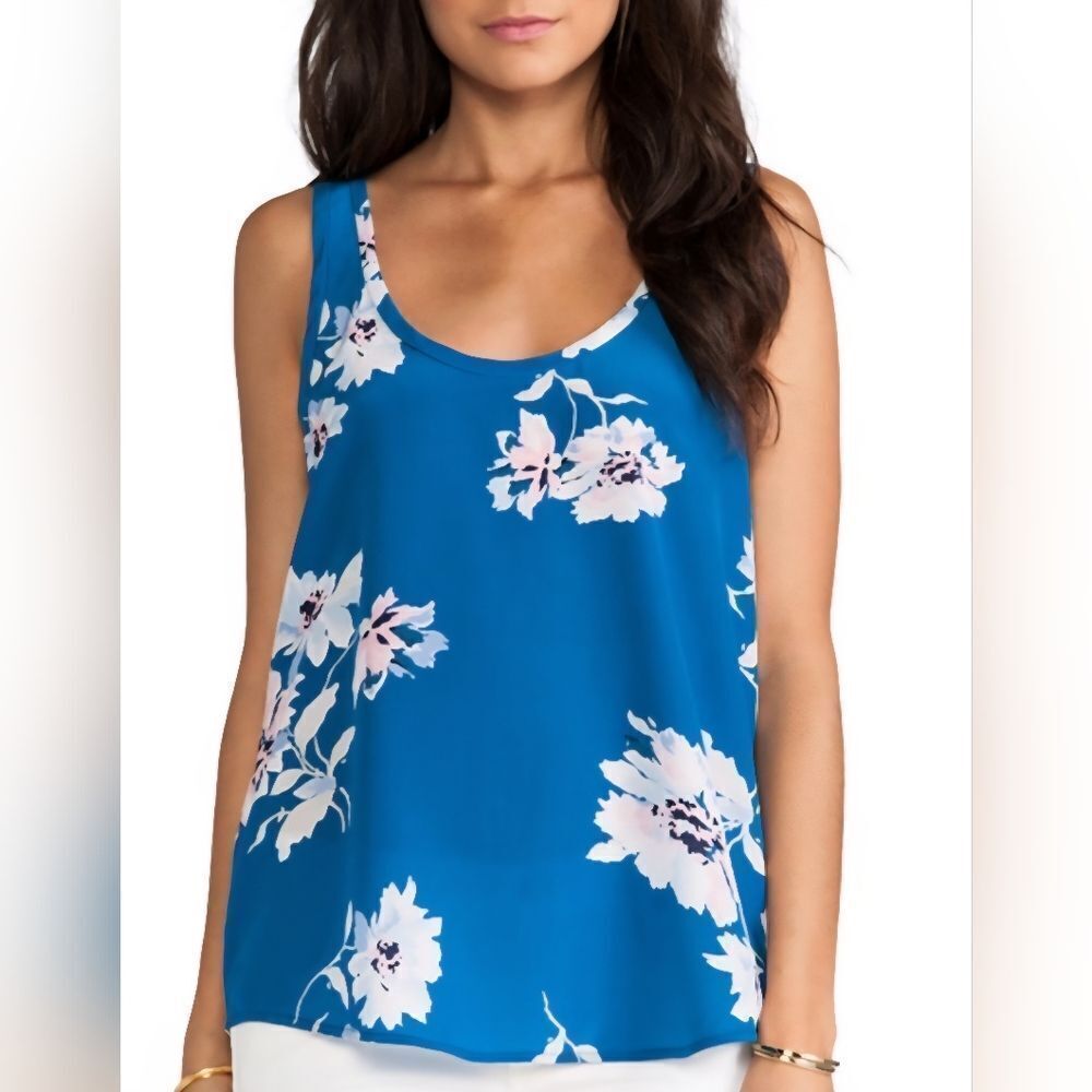 Joie Silk Floral Racerback Tank